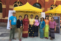 PEN-Myanmar-team-at-the-Ahnu-Thutaythana-Festival-in-Yangon-Dec-2019